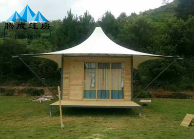 Outdoor Canvas Bell Tent With Luxury Liner And Hard Pressed Extruded Aluminum Alloy