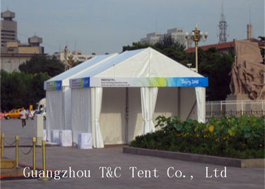 Long Span Custom Trade Show Tent Displays Tear Resistant 15 Years Warranty