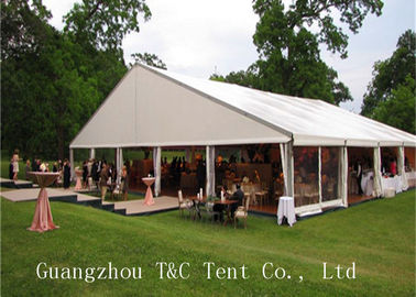 Luxurious Wedding Event Tents Self Cleaning Ability PVC Fabric Cover