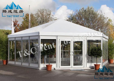 UV Resistant Large Tents For Outdoor Events Transparent Cover Aluminum Frame