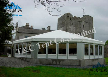 Octagon Hotel Bell Tent Easy Assembled With Light Frame Steel Structure
