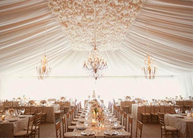 Big Wedding Party Tent , Flame Redartant UV-resistant PVC Event Tent