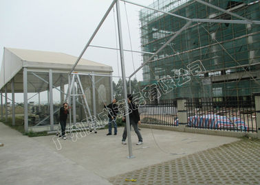 PVC Roof Cover And Glass Wall Tent Classic Luxury Kenya Tent With Party Decorations