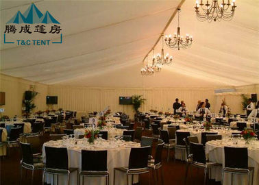 20m Width Fire Retardant A Shaped White Wedding Event Tents / Outdoor Wedding Reception Tent
