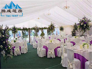 15x20m White PVC Outdoor Waterproof Canopy Tent Can Fire Retardant With Windows