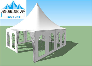 UV Resistant Transparent White Waterproof Hop-Dip Galvanized Steel Aluminum Wedding Canopy For Party
