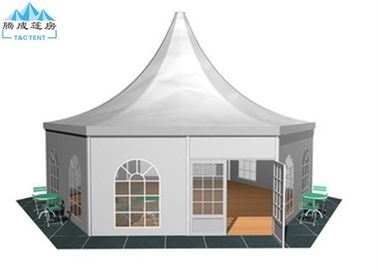 Commercial Enclosed Multiside Canopy party Tent With 850g/sqm White Fabric Top Cover