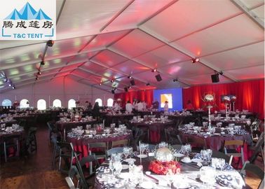 15x30M White Marquee Party Tent For Wedding With Galvanized Steel UV Resistant