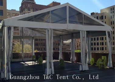 Restaurant Or Garden 20x40 Party Tent , Clear Outdoor Event Tent With Transparent PVC Roof