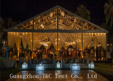Clear PVC Aluminium Alloy Outdoor Party Tents 25x30m For Over 500 People