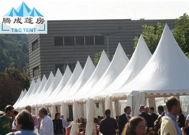 Easy-Assembly 6x6M Party Tent Marquee For Outdoor Events With Wooden Flooring System