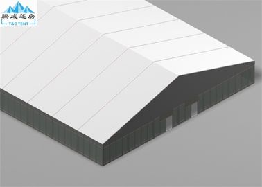 30X100M Huge Tent For Temporary Outdoor Exhibition Warehouse A-Shape Heavy Duty White Roof Cover