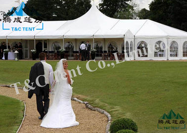 UV Resistant Wedding Reception Tent Easy Dismantled With Decoration Inside