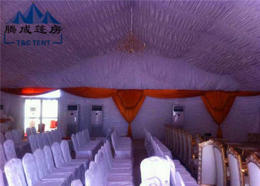 Transparent PVC Cover Church Revival Tents With Simple Cassette Flooring