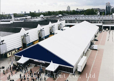 Luxury Rust Proof Wedding Party Tent Easy Maintenance With White PVC Coat Fabric