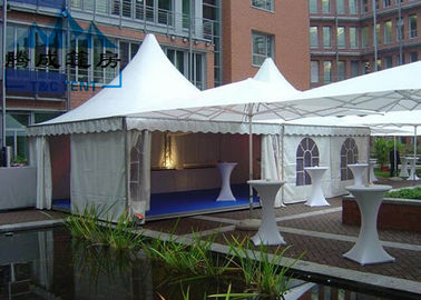 White Color Pagoda Canopy Tent With Flooring System All Ground Situations