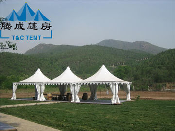 Fire Retardent Pagoda Canopy Tent Waterproof Lightweight For Restaurant Catering