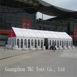 White Red Color Outdoor Party Canopy , Event Tent Rental For Guest Catering