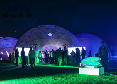 Outside Geodesic Dome Shelter Grassland And Earth Land Ground Situation