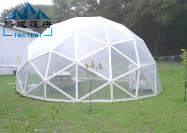 Flame Retardant Dome Shelter Tent , Earthquake Resistance Large Party Dome Tent