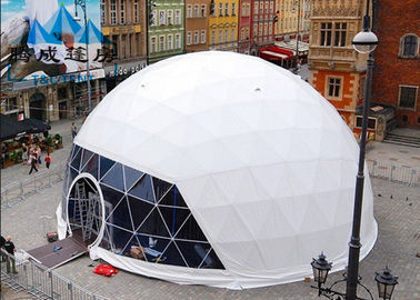 Outdoor Geodesic Dome Tent For Festival Event 5M 10M 15M Ridge Height