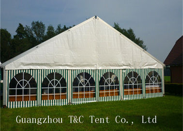 Long Span Custom Trade Show Tent Displays Tear Resistant 15 Years Warranty