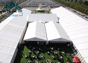 Movable Design Trade Show Tents With Clear PVC Fabric / VIP Cassette Flooring