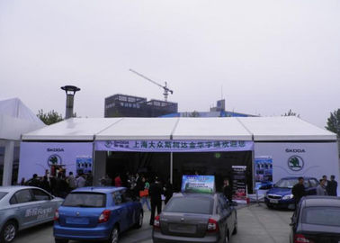 Unique Canton Fair Exhibition Tent / Pvc Coated Polyester Fabric Sports Tent Shelter