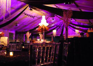 Aluminum Alloy 1000 People Clear Roof Wedding Event Tents With light