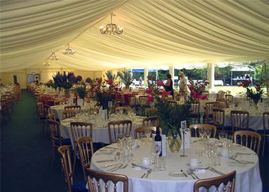 Customized Advertising Outdoor Wedding Tents with White PVC Wall