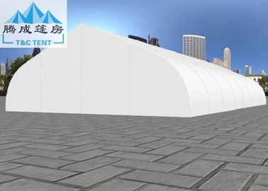 20x40m White PVC Curve Clear Aluminum Frame Tent For Wedding 500 People Seater Wind Resistant