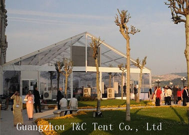 Restaurant Or Garden 20x40 Party Tent , Clear Outdoor Event Tent With Transparent PVC Roof