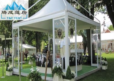 Portable Durable 5X5M Backyard Pagoda Tent With PVC Fabric Covers Flame Retardant