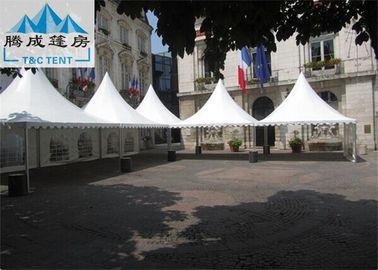 Aluminium Alloy White PVC Marquee Party Tent 8x8M , Outdoor Wedding Tent European Style