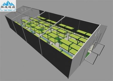 Eco-friendly 10 x 20M Waterproof Canopy Tent With Glass / ABS Wall For Conference